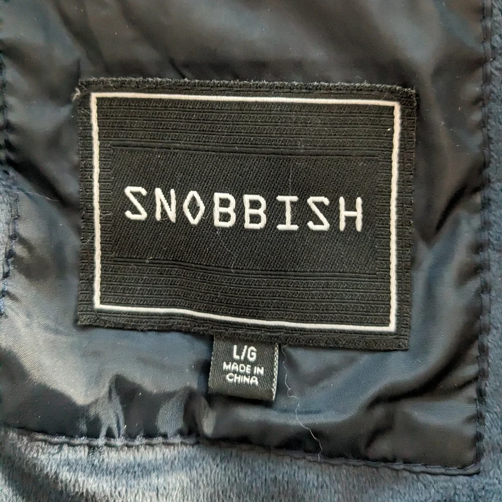 Snobbish Navy Blue puffer jacket - Picture 6 of 8